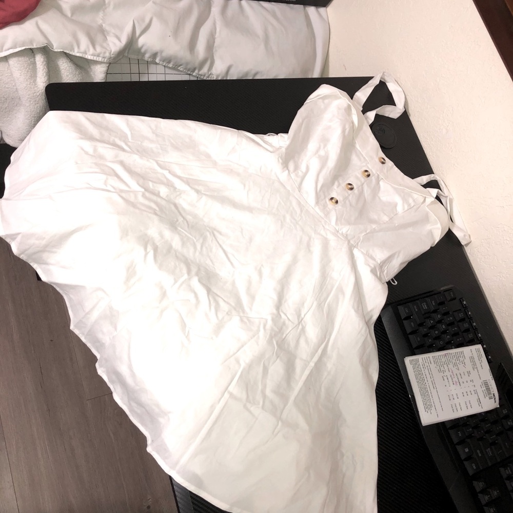 White puff dress for any occasion